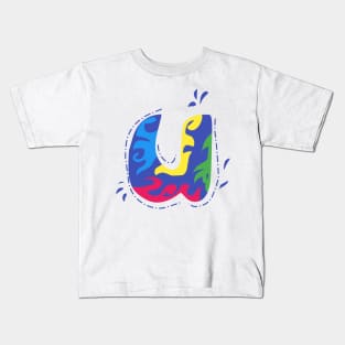 Letter U Kids T-Shirt